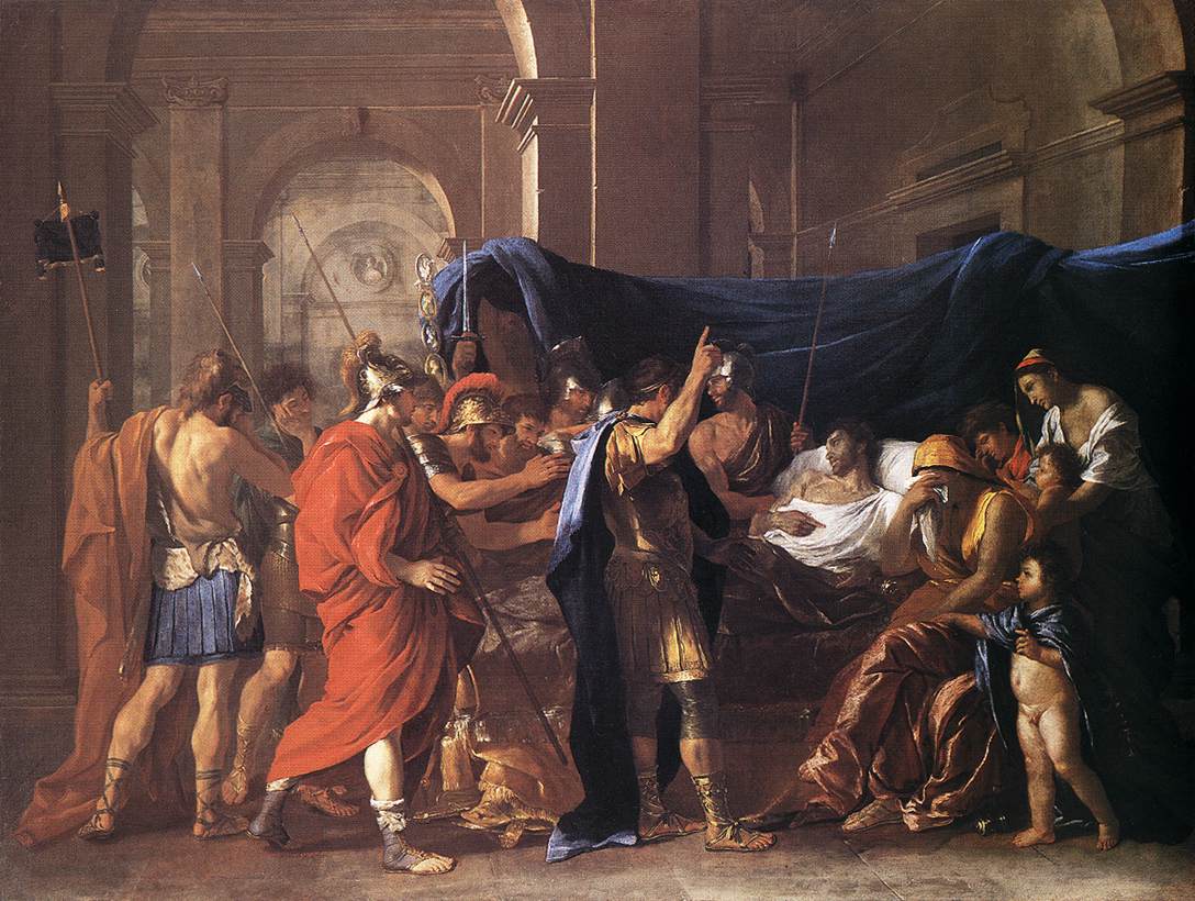 Death of Germanicus 1627 Oil on canvas